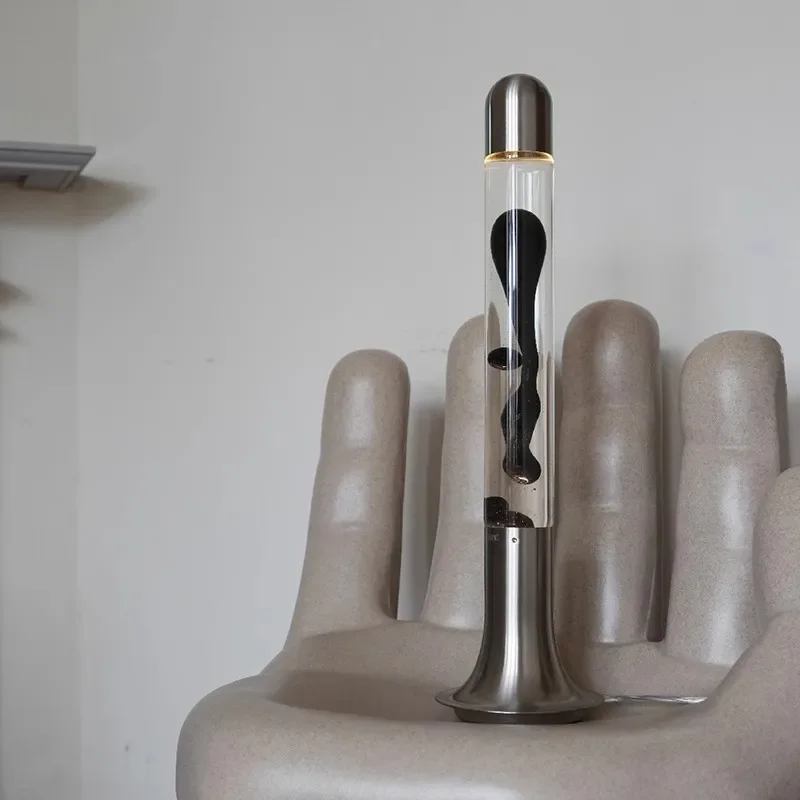 Classic Retro Lava Lamp Liquid Motion Effect Creative Design Decorative Lighting for Living Room Bedroom Office Desk Lamp