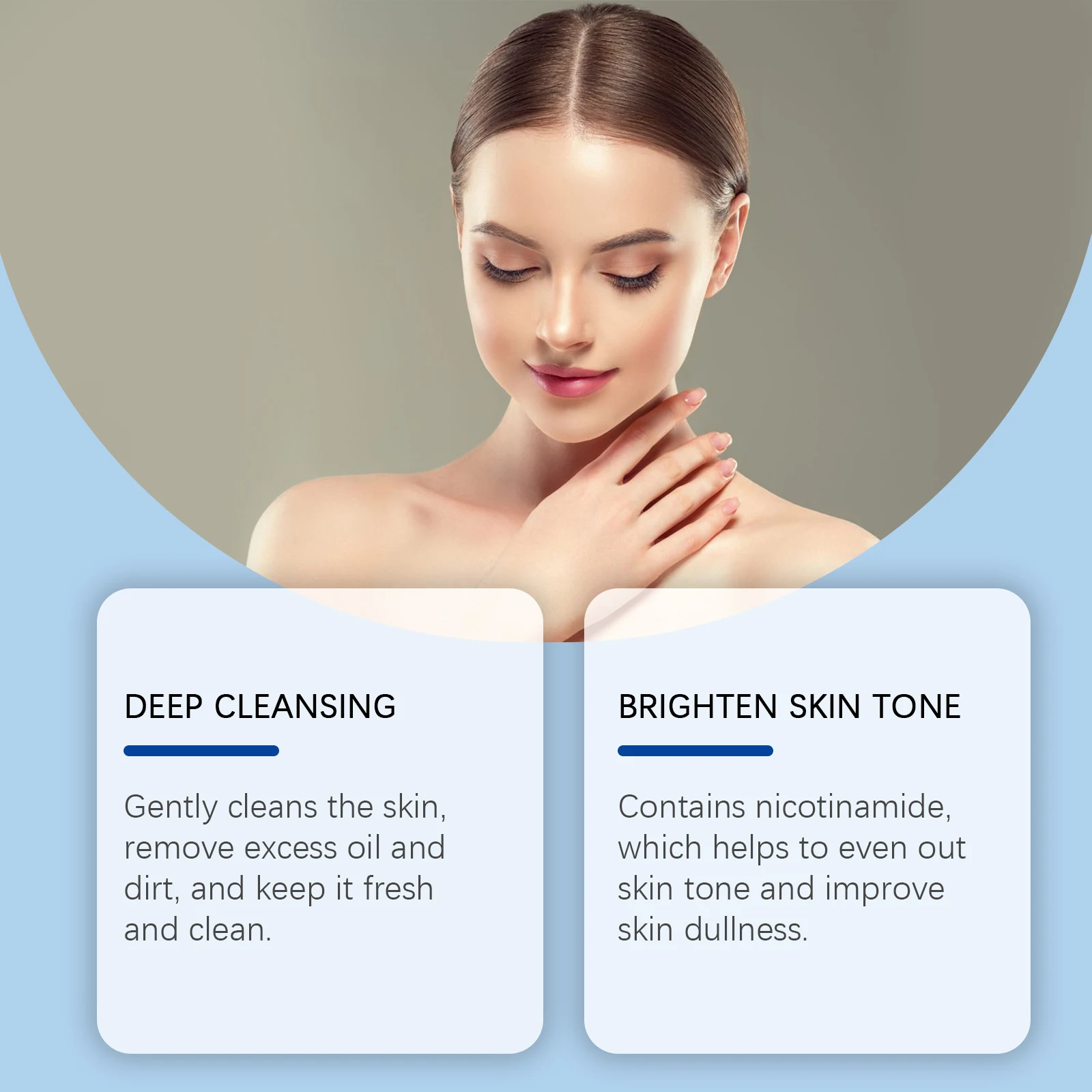 Niacinamide Body Whitening Soap Skin Brightening Deep Cleaning Underarm Knee Bleaching Chicken Skin Removal Fragrance Bath Soap
