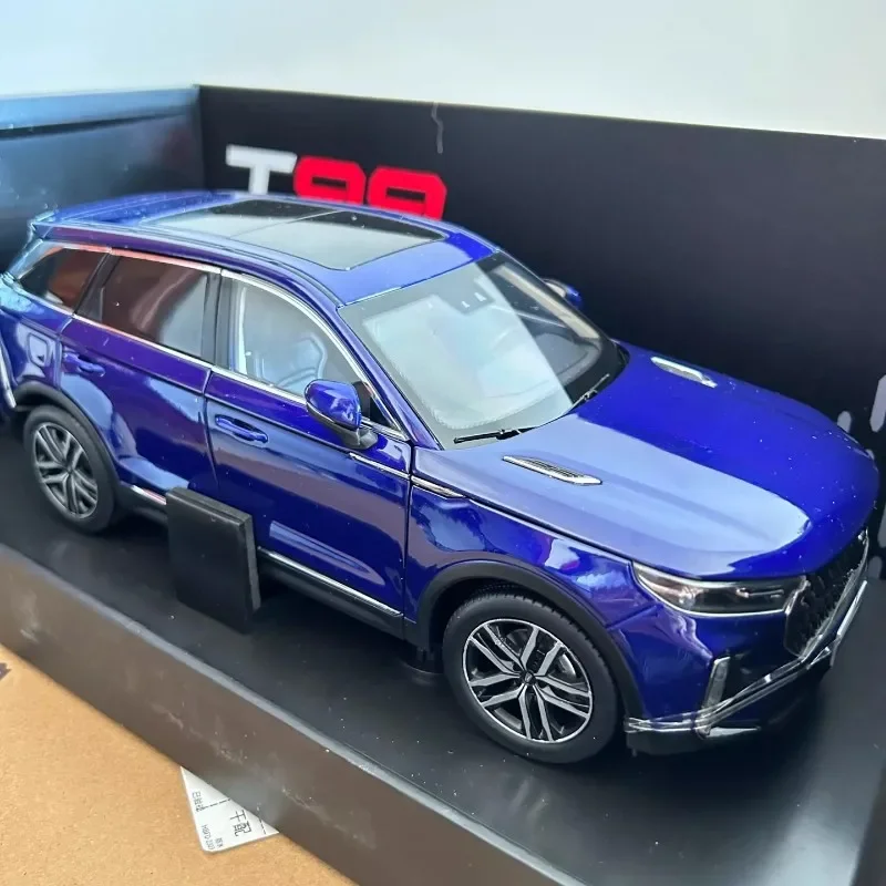 BESTUNE T99 Die-Cast Metal Replica,Alloy Simulation Car Model,SUV Decoration,Gift,Adult Collectible,white,grey,blue,1:18