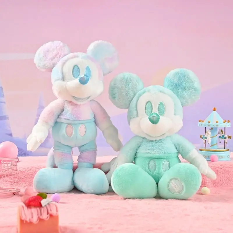 Zabawka Disney Myszka Miki Kolorowa Seria Uroczy Kreskówkowy Słodki Anime Plusz Miękki Kreatywny Realistyczny Dekoracja Łóżka Prezent dla Rodziców i Dziecka