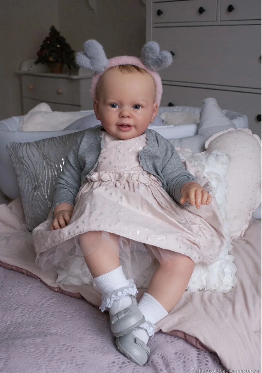 

St.Store Индивидуальная ограниченная поставка 28 дюймов Reborn Baby Katie Marie с укорененными волосами, уже готовая кукла