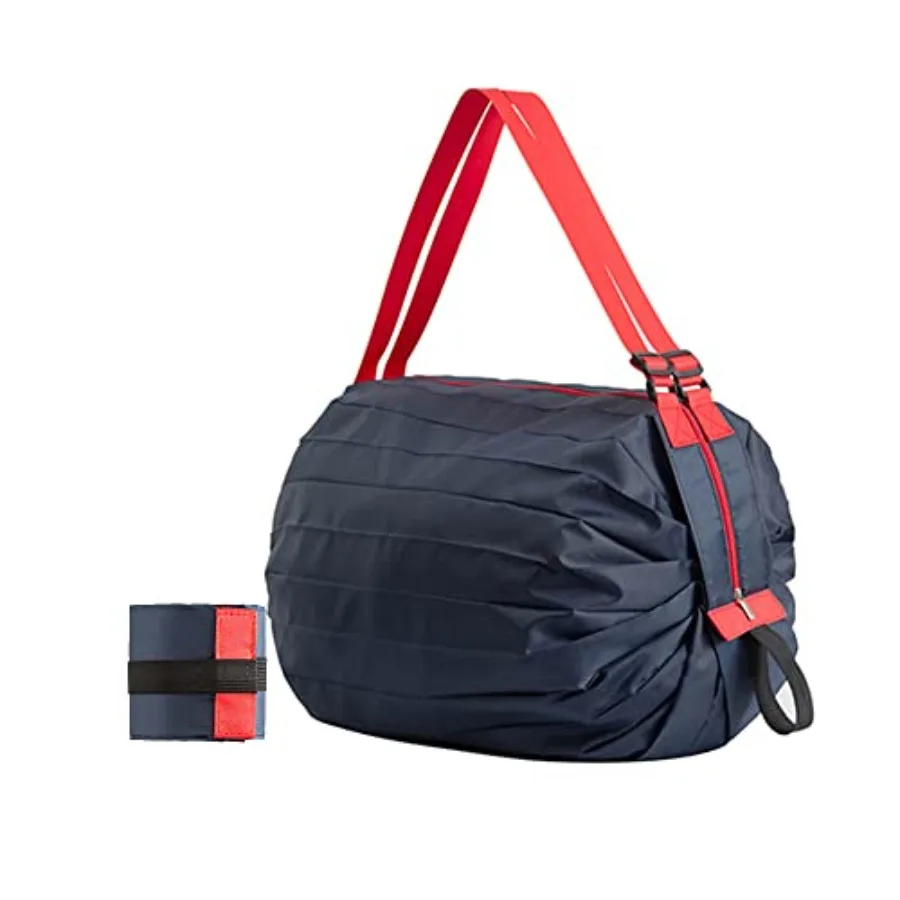 Reusable Shopping Bags, Foldable Grocery Storage Tote, Waterproof Oxford Cloth Bag for Shop, Large Durable Heavy Duty