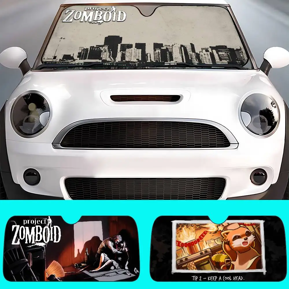 

Project Zomboid Game Автомобильный солнцезащитный козырек на лобовое стекло автомобиля, лобовое стекло, солнцезащитный козырек, автомобильный козырек, автомобильные аксессуары