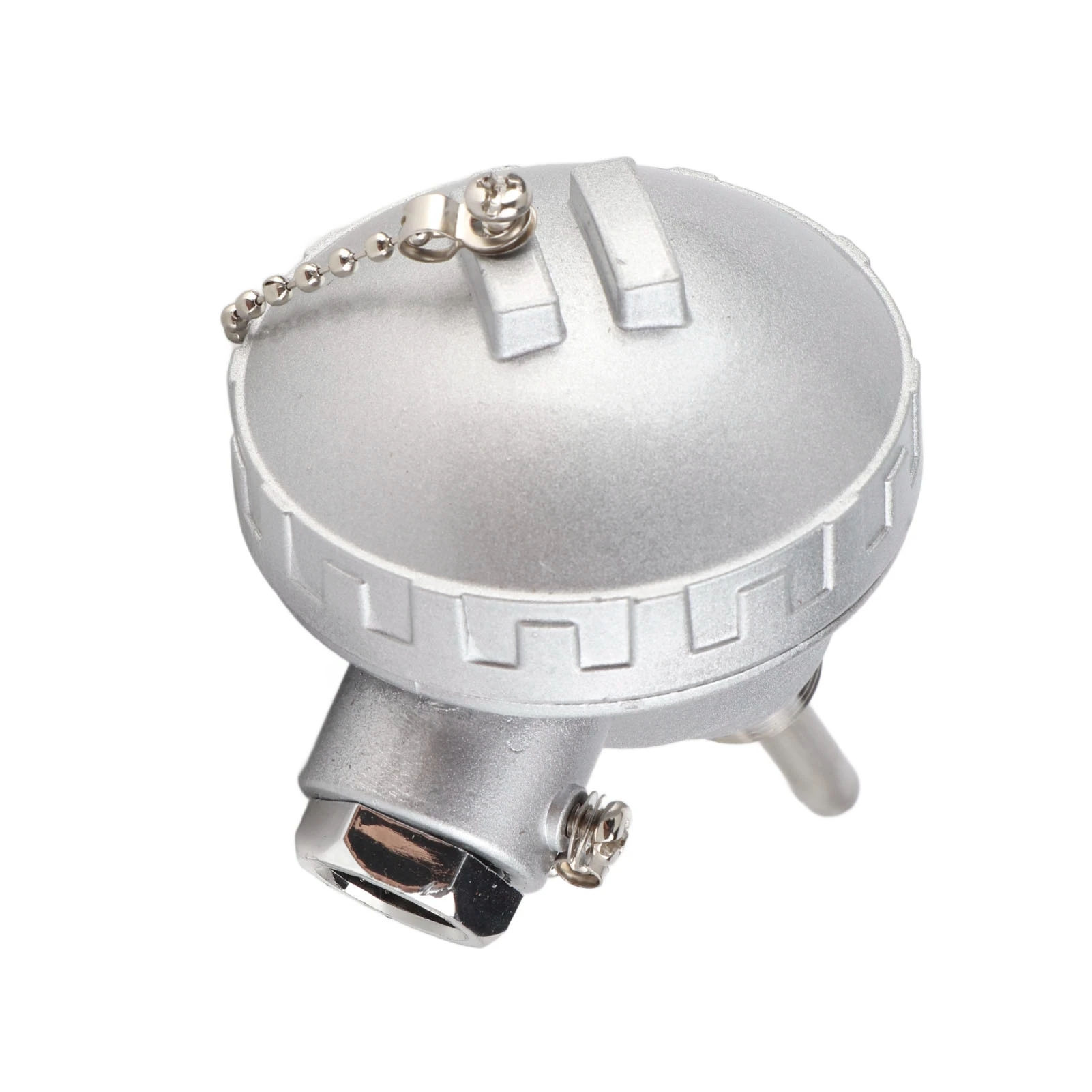 Resistance Temperature Detector PT100 Temperature Sensor Probe 1/2" NPT Thread Thermocouple Terminal Head Temperature Sensor image 4