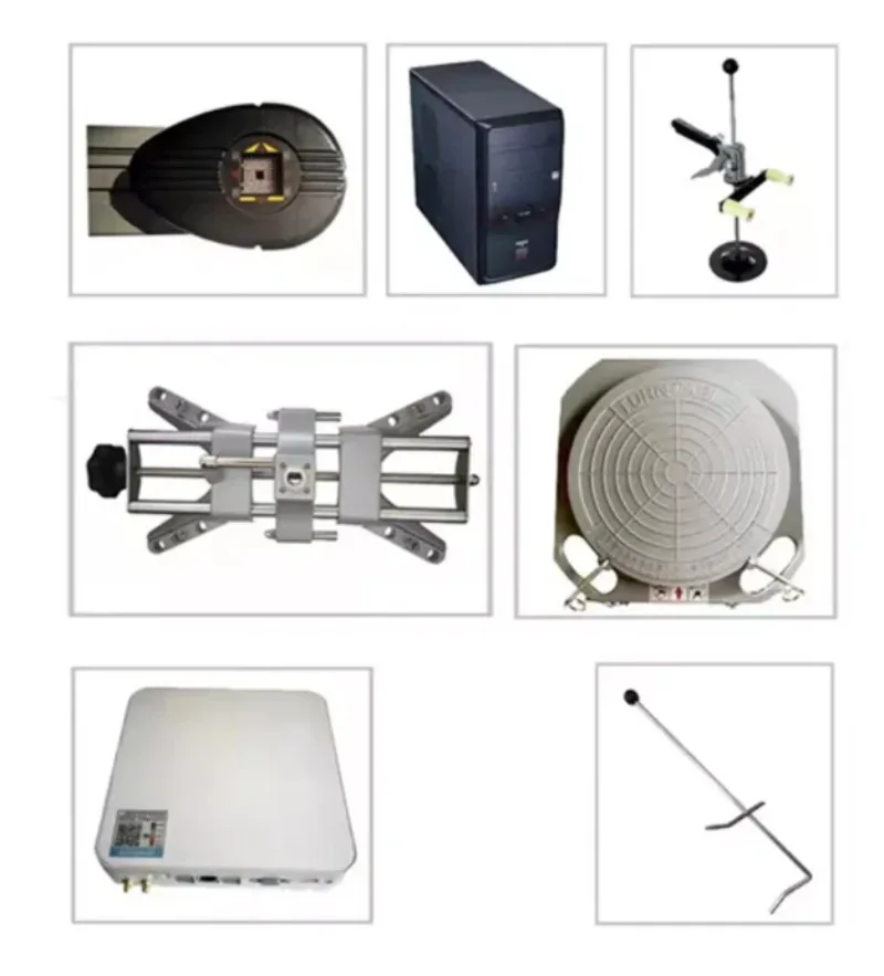 Original Launch X-831E 3d Wheel Alignment Machine Full Set Parts Tool