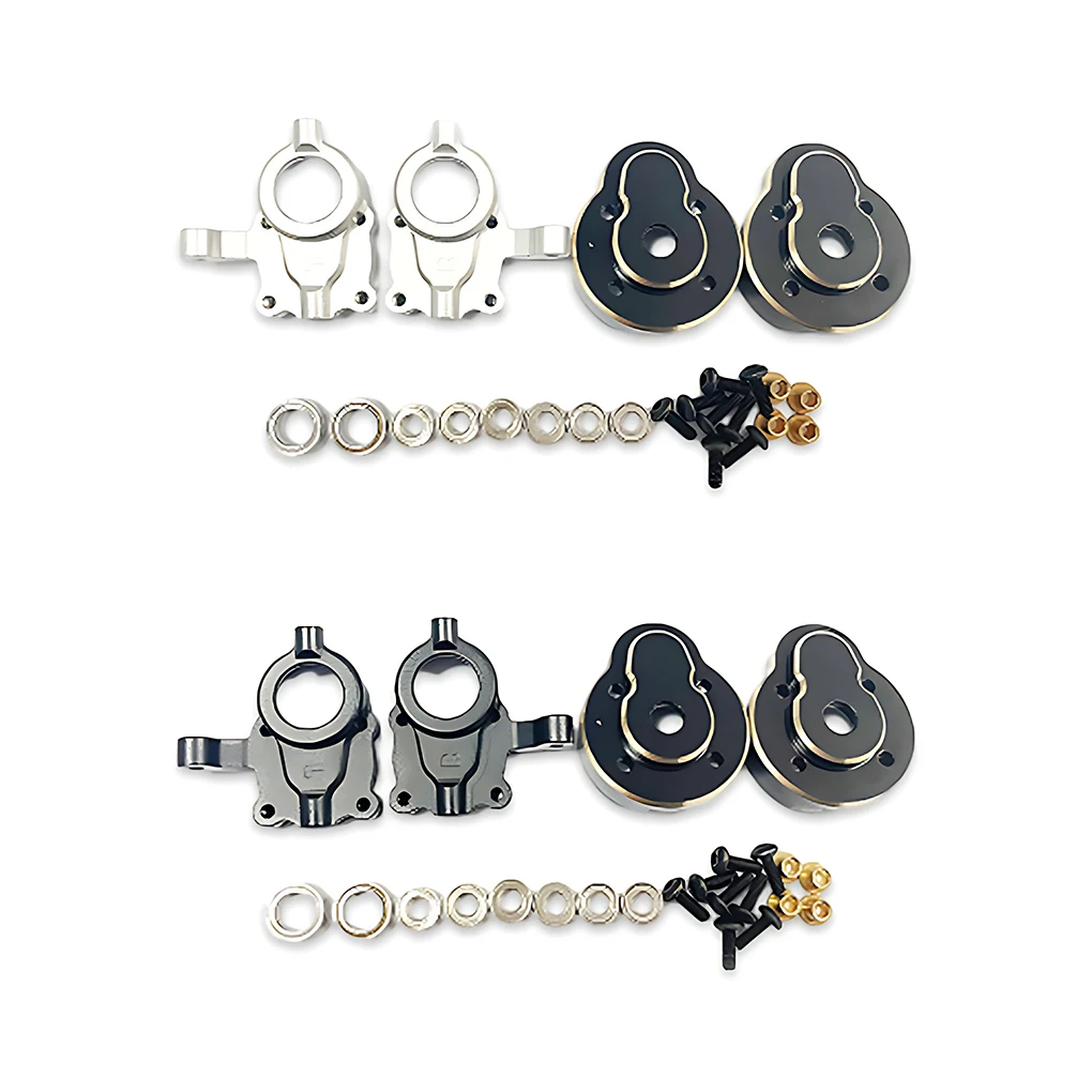 Contrepoids en laiton 1/18 RC, pièce de mise à niveau 4x, contrepoids robuste pour HOBBYPLUS 1810178 RC, pièce de voiture RC