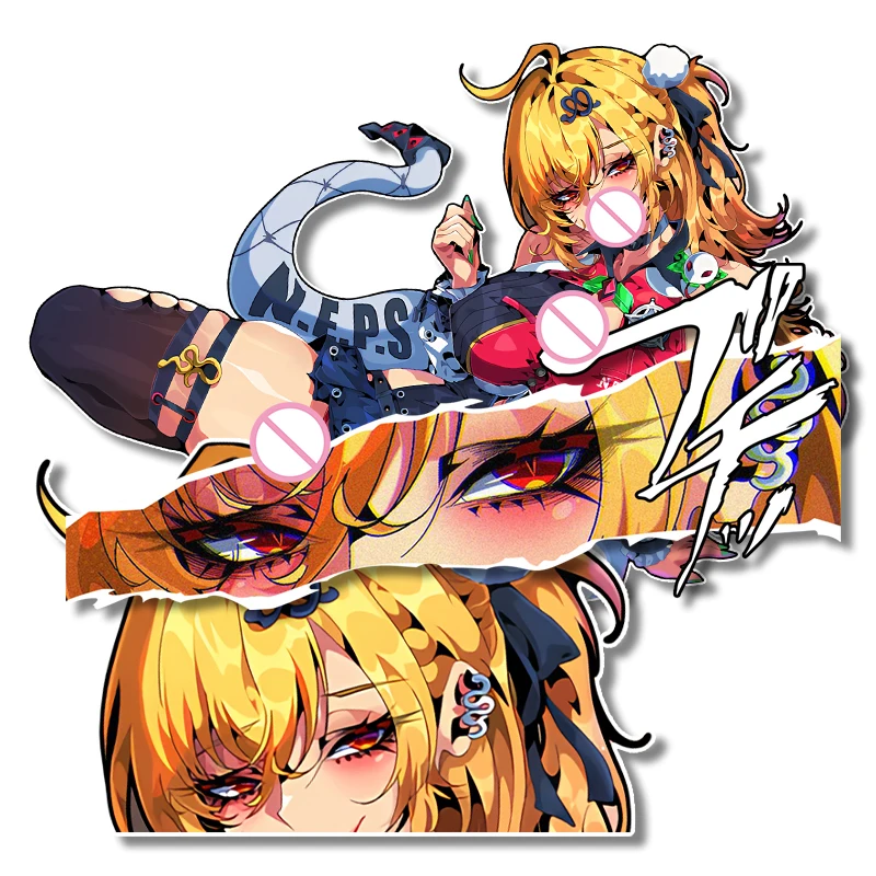 Car Accessories Zone - EARLFAMILY Cissia Fanart Autocollant de voiture