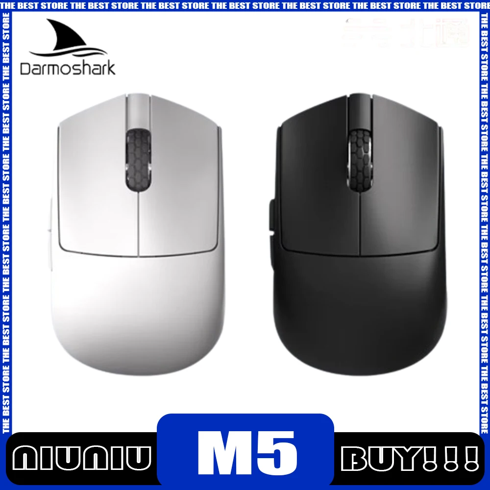 

New Darmoshark M5 8k Mouse Paw3395 Sensor Three Mode Bluetooth Wireless Gaming Mouse Lightweight Support Mice Pc Gamer Office