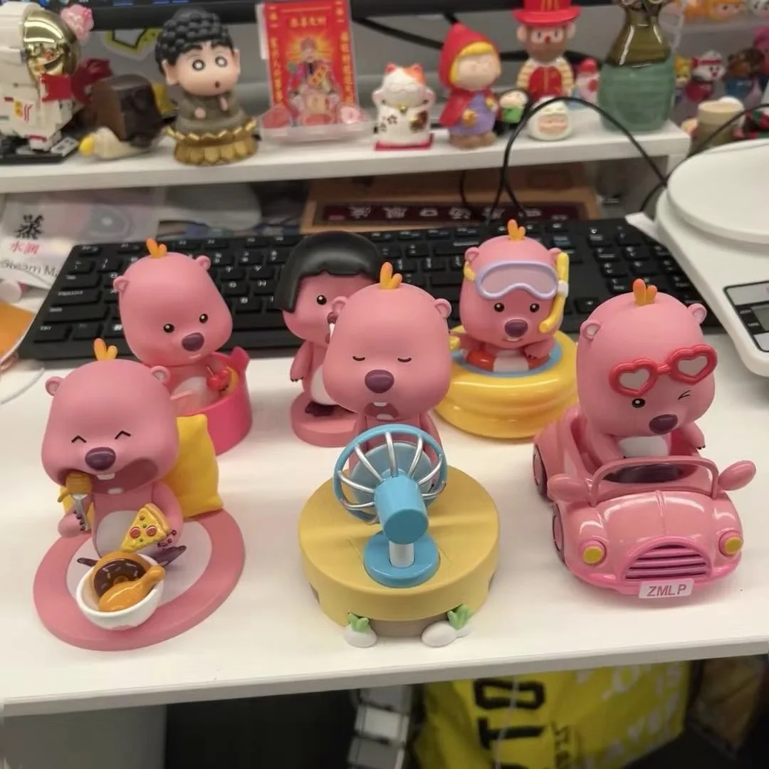 MINISO TOPTOY متوفر في المخزون أصيلة LOOPY لطيف اليومية سلسلة صندوق أعمى رائعة الحلي الأطفال مفاجأة لعب هدايا العيد