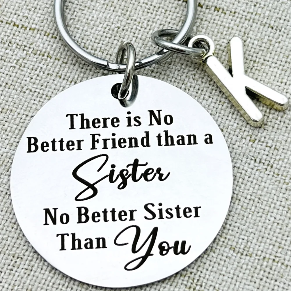 Sister Gifts From Sister Bestie Best Friends Graduation Christmas Valentines Day Jewelry Keychain Best Birthday Gifts view 4