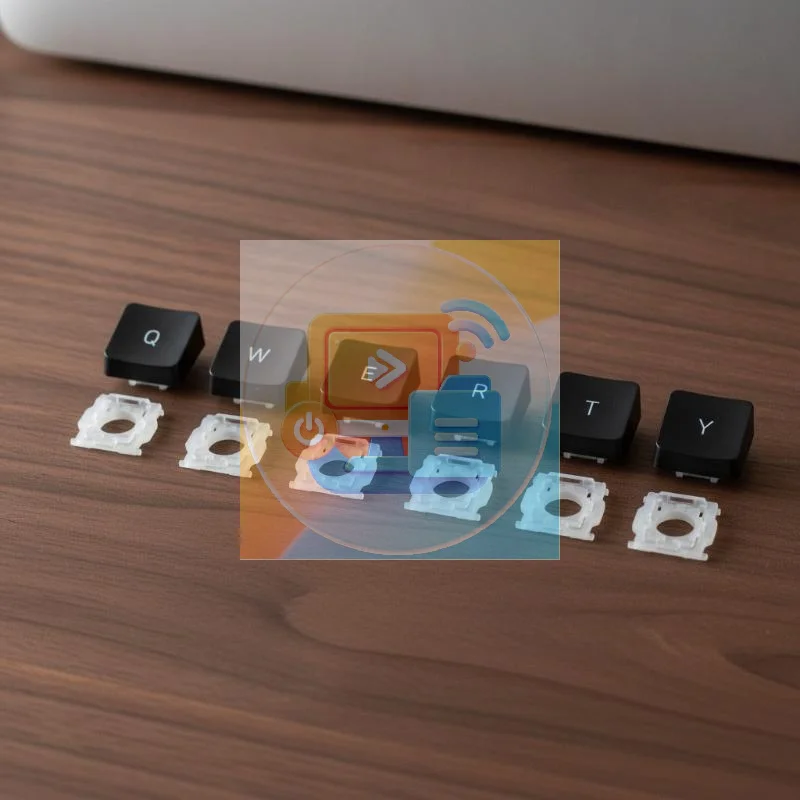 Single Keyboard Keycap for A2141 A2251 A2289 A2179 A2337 A2338 A2442 A2485 A3113 Easy Install for Broken Keyboard Keys Repair