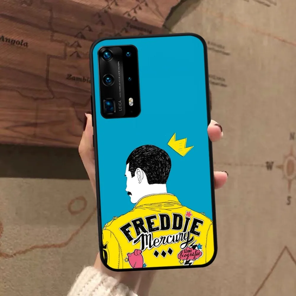 Rock Funky D-Freddie N-Mercury Q-Queen Phone Case For Huawei P 8 9 10 20 30 40 50 Pro Lite Psmart Honor 10 lite 70 Mate 20lite