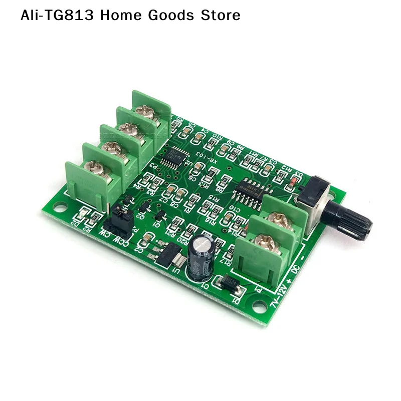 

[TG813]Hard Drive Motor 3/4 Wire 7V-12V Brushless DC Motor Driver Controller Board With Reverse Voltage Over Current Protection