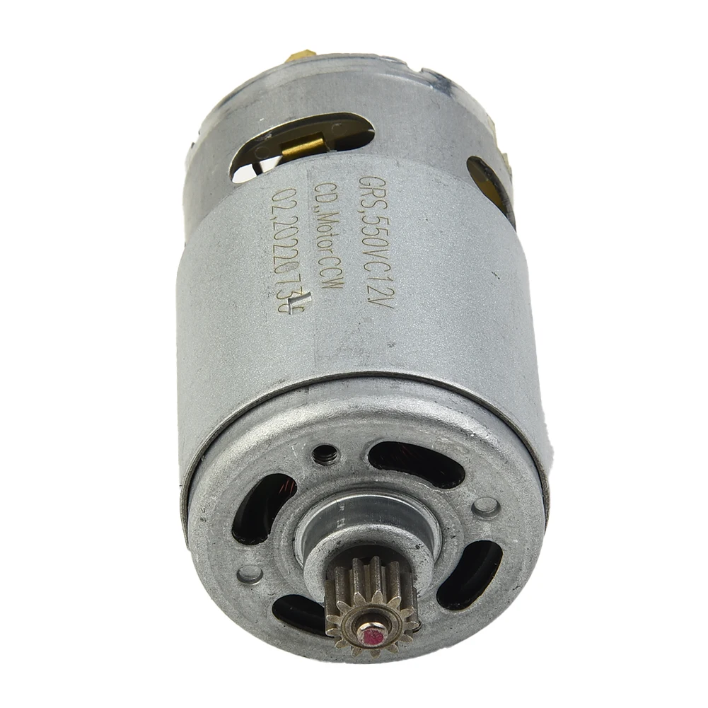 12V 13 Teeth 550VC 8518 DC Gear Motor for GSR12V 15 3601H68102 Drill Bit Screwdriver Repair Parts Silver Color