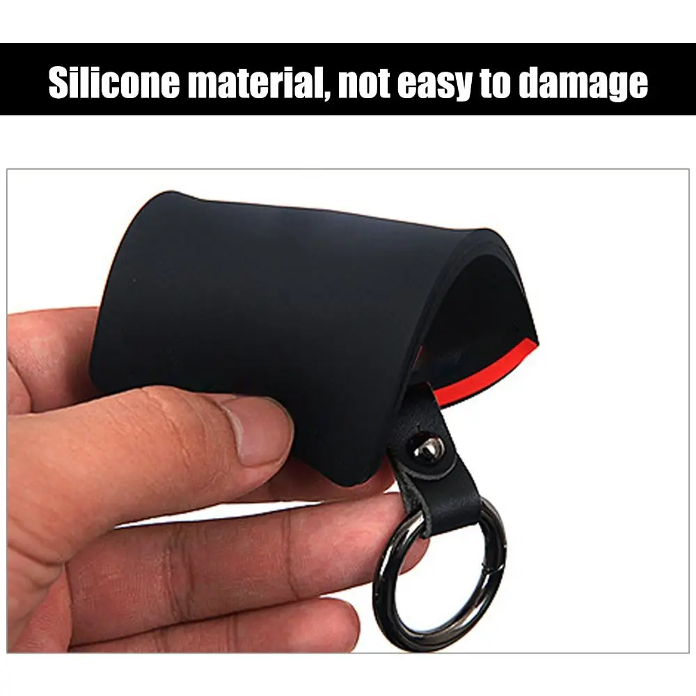 Silicone Key Card Case Cover Key Protector Holder Car Key Case KeyChain Full Protection Car Key Card for Tesla Model Y/3