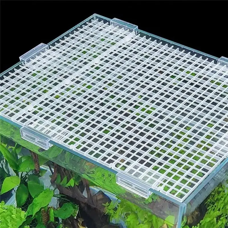 AFOURT-10 Stück Aquarium Trennwand Isolationsplatte Filter Trennplatte Netz Kunststoff Trennwand – Detail 6