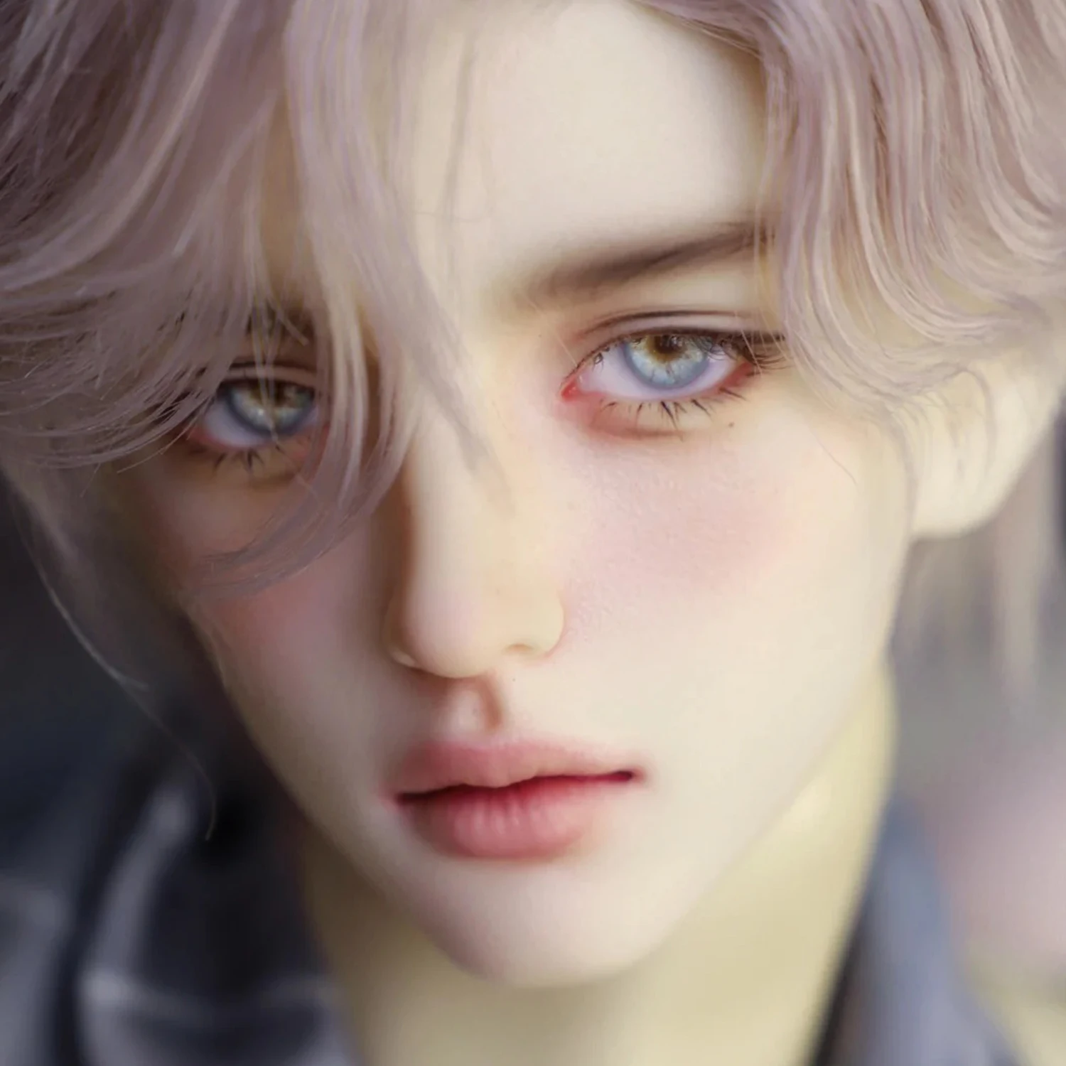 ML Eric 1/3 Ball Jointed Doll Head Divine Gentle Youth Male Faceup Unpainted Resin Head Sculpt Anime Style Doll Toy