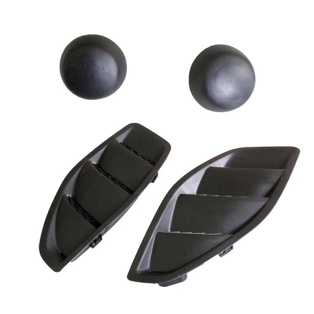 

Precise Engineered Hood Dome Louvers Air Vent Bezel Sticker for JK 2007-2017 UV Resistant ABS Material Simple Mounting