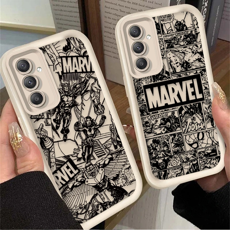 Marvel Comics Cool Phone Case For Samsung Galaxy A54 A05 A05S A34 A24 A14 A53 A33 A23 A13 A52 A52S A71 A51 A31 A50 Back Cover