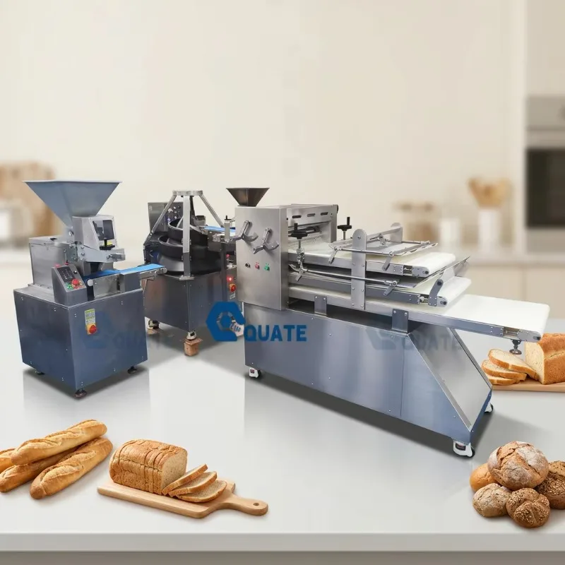 Fully Automatic Round Dough Shaping Bread Machine Custom Industrial Production Line for Pastry Bread and Baguette Processing