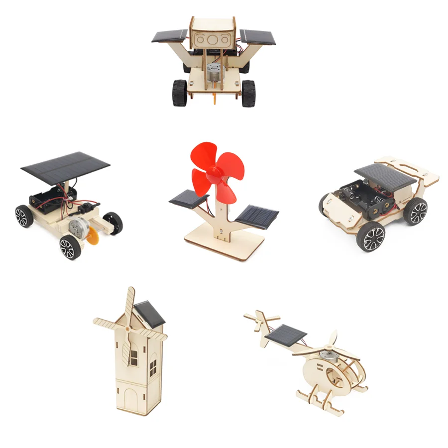 DIY Handmade Solar Model Small Production Technology Physical Science Toy Experiment Educational Toy Project for School Kid