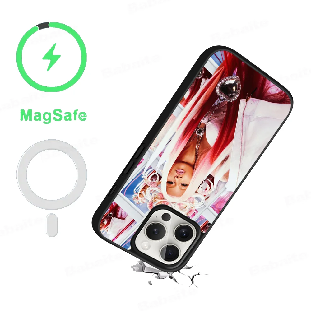 Hot Singer N-Nicki M-Minaj Phone Case Magnetic Case For IPhone 16 14 13 12 11 15 Pro Max Plus For Magsafe Wireless Charge Cover