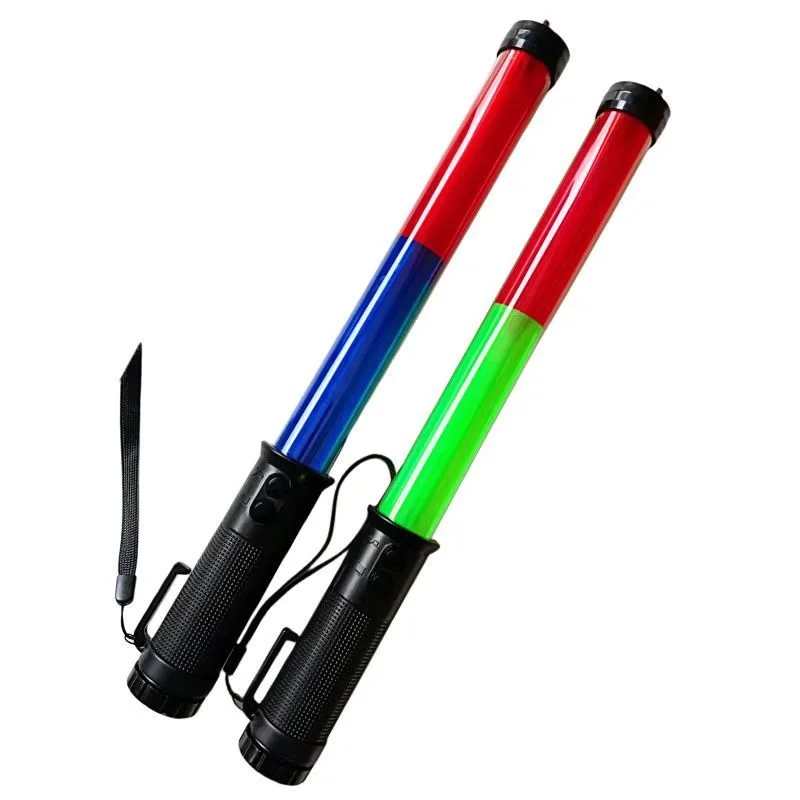 Imagem -02 - Electronic Whistle Charging Traffic Control Stick Luz de Advertência Led Multifuncional Piscando Stick 40cm