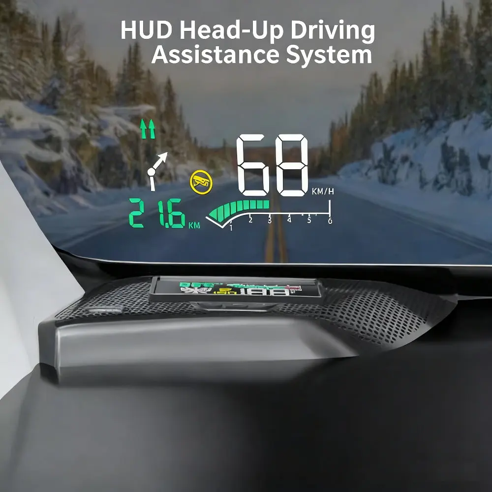 Toyota Land Cruiser Prado HUD Display - usage example