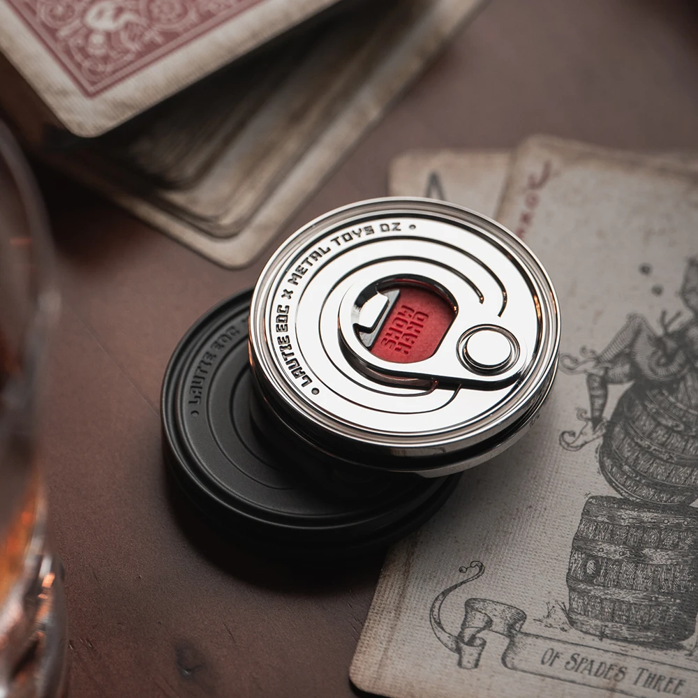 LAUTIE EDC & Metal Toys Dz HAPTIC COIN-CAN Stainless Steel Haptic Coin Anxiety Relief Gadgets Show Hand Limited Edition 799