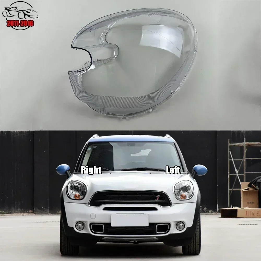 

Для BMW MINI Countryman R60 2011-2016 Xenon Penutup Lampu Depan Lensa Shell из плексигласа Pengganti Kap Lampu Asli
