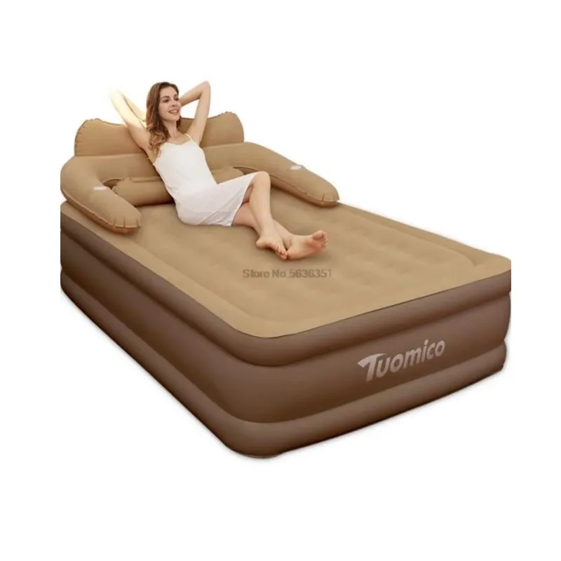 Home Convenient Inflatable Mattress Outdoor Camping Air Bed Foldable Inflatable Bed Inflatable Bed
