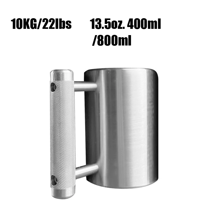 10kg Heavy Mug 22lbs Dumbbell AISI304 Material 13.5oz. 400ml Capacity