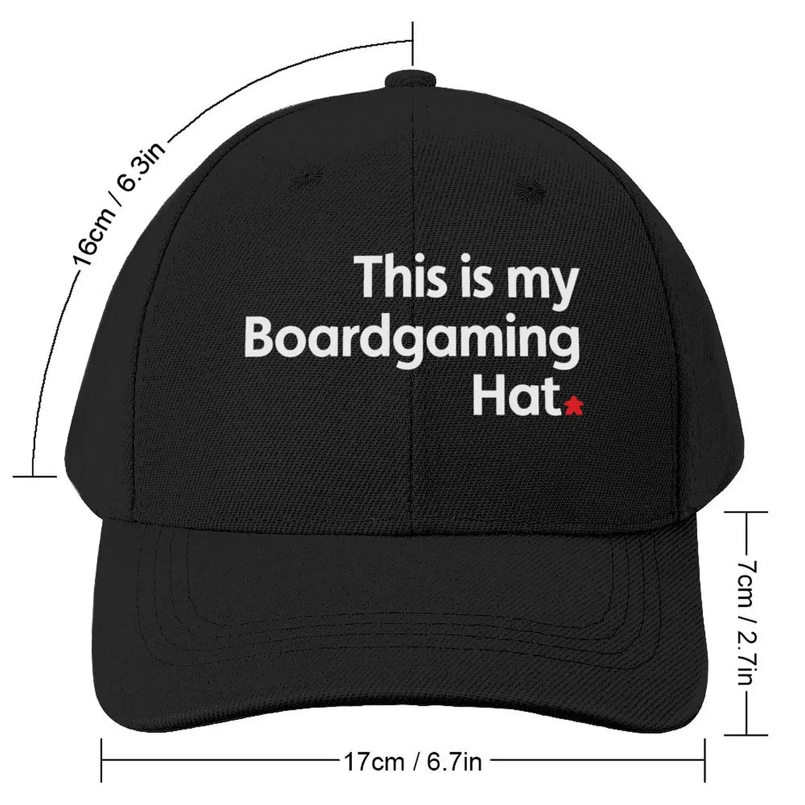 This is my boardgaming ... (white text) Baseball Cap Snapback Cap Wild Ball Hat Sun Cap Women's 2025 Men's