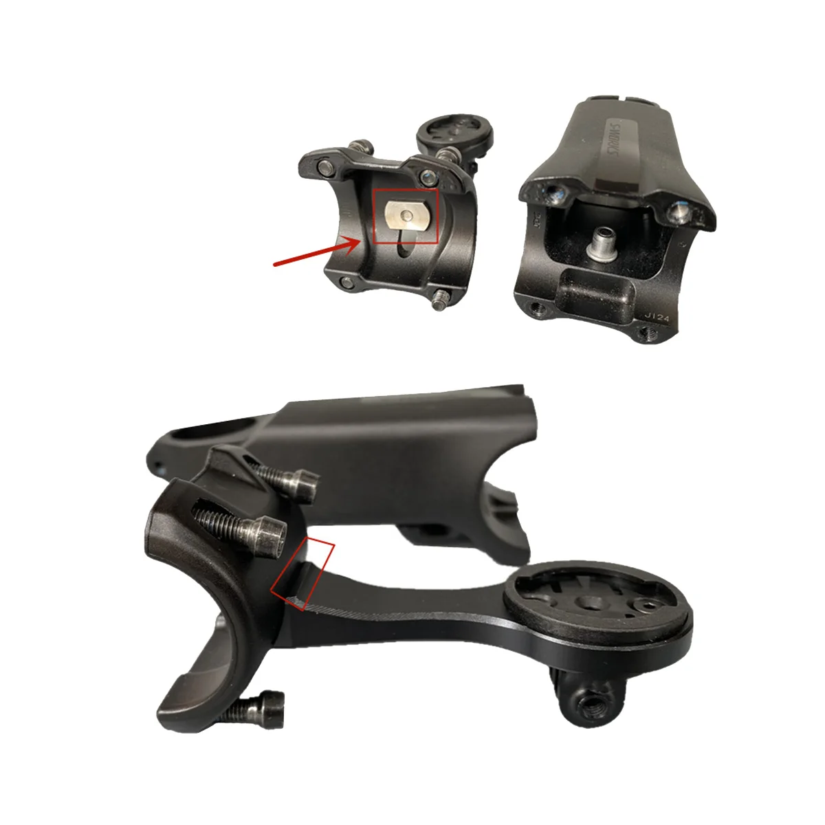 Imagem -05 - Computador de Bicicleta para Sl7 Venge Bike Guiador Stem Suporte para Especializado S-works Garmin Bryton Cateye Gopro