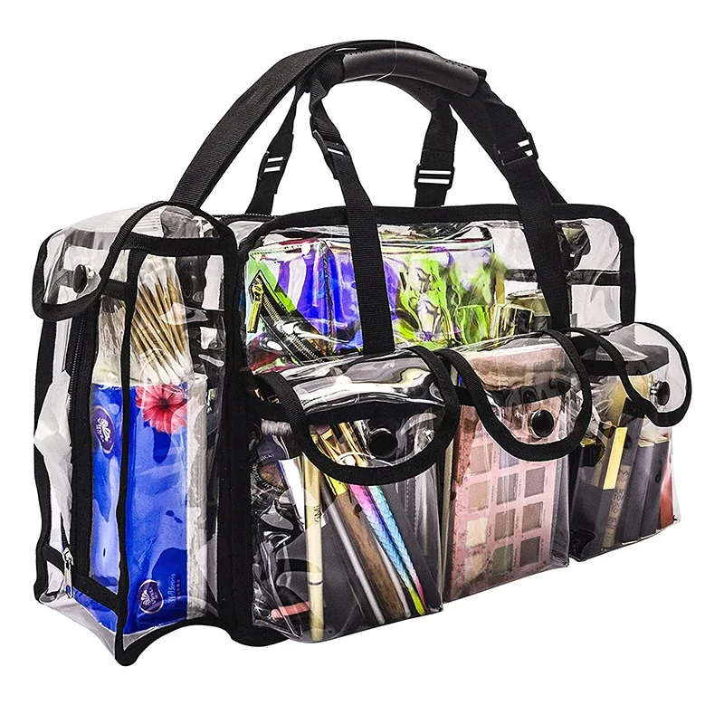 Popular Cosmetic Bag Transparent Waterproof Large-Capacity Lipstick Toiletries Skin Care Products Organizer Makeup Bag