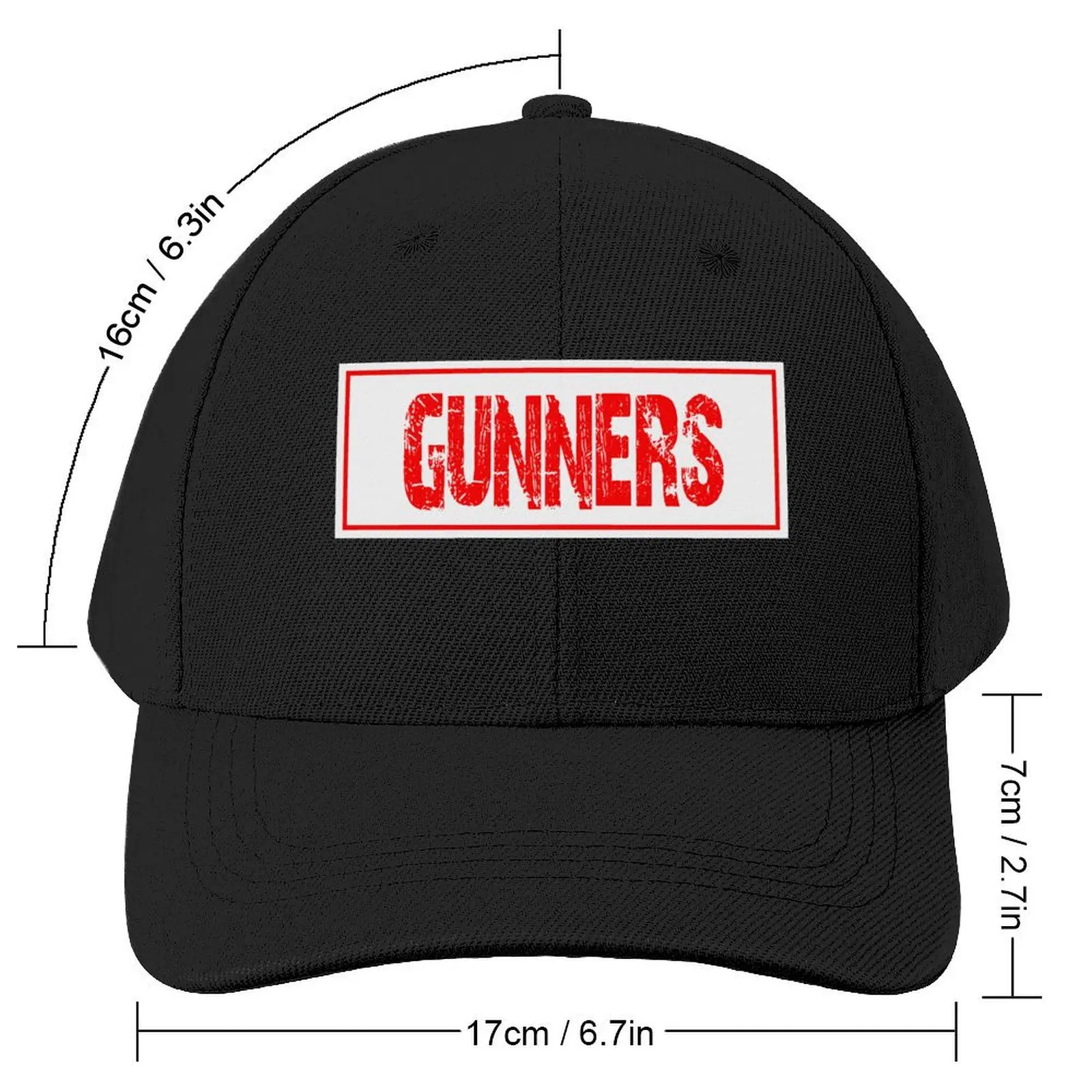 Gunners Baseball Cap birthday Fishing cap funny hat fashionable Women's Golf Wear Men's