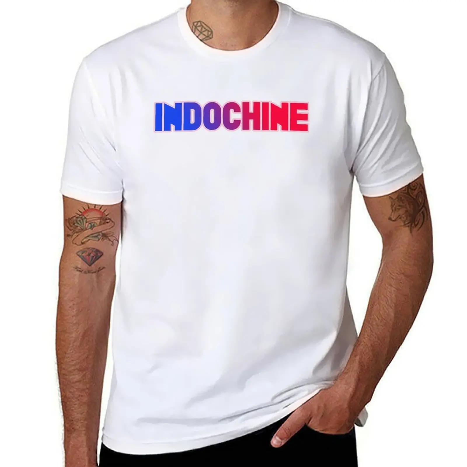 

indochine T-Shirt man t shirt cotton high quality t shirts with prints T-Shirt