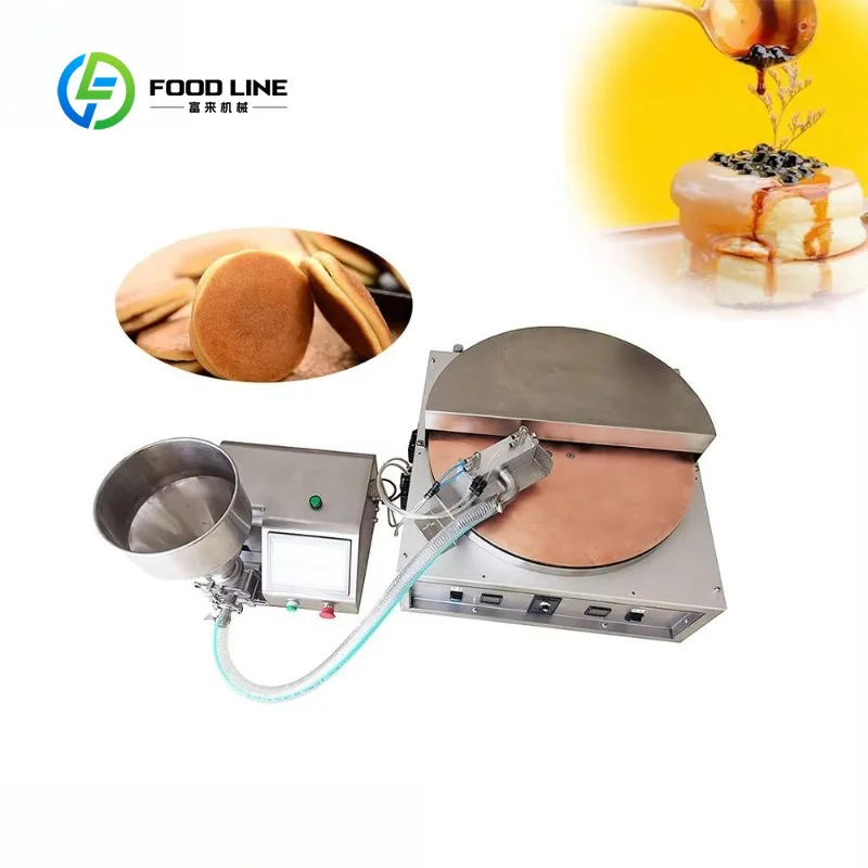 Custom lab sample dorayaki baking unit pancake paste depositor machine easy operation for bakery pilot test food processing site