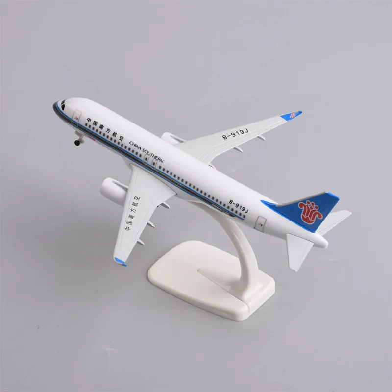 COMAC C919 China Southern 1/400 Scale Diecast Metal 21cm, Civil Jet Model, Collectible for Adults, Toy, Children Gift, Miniature