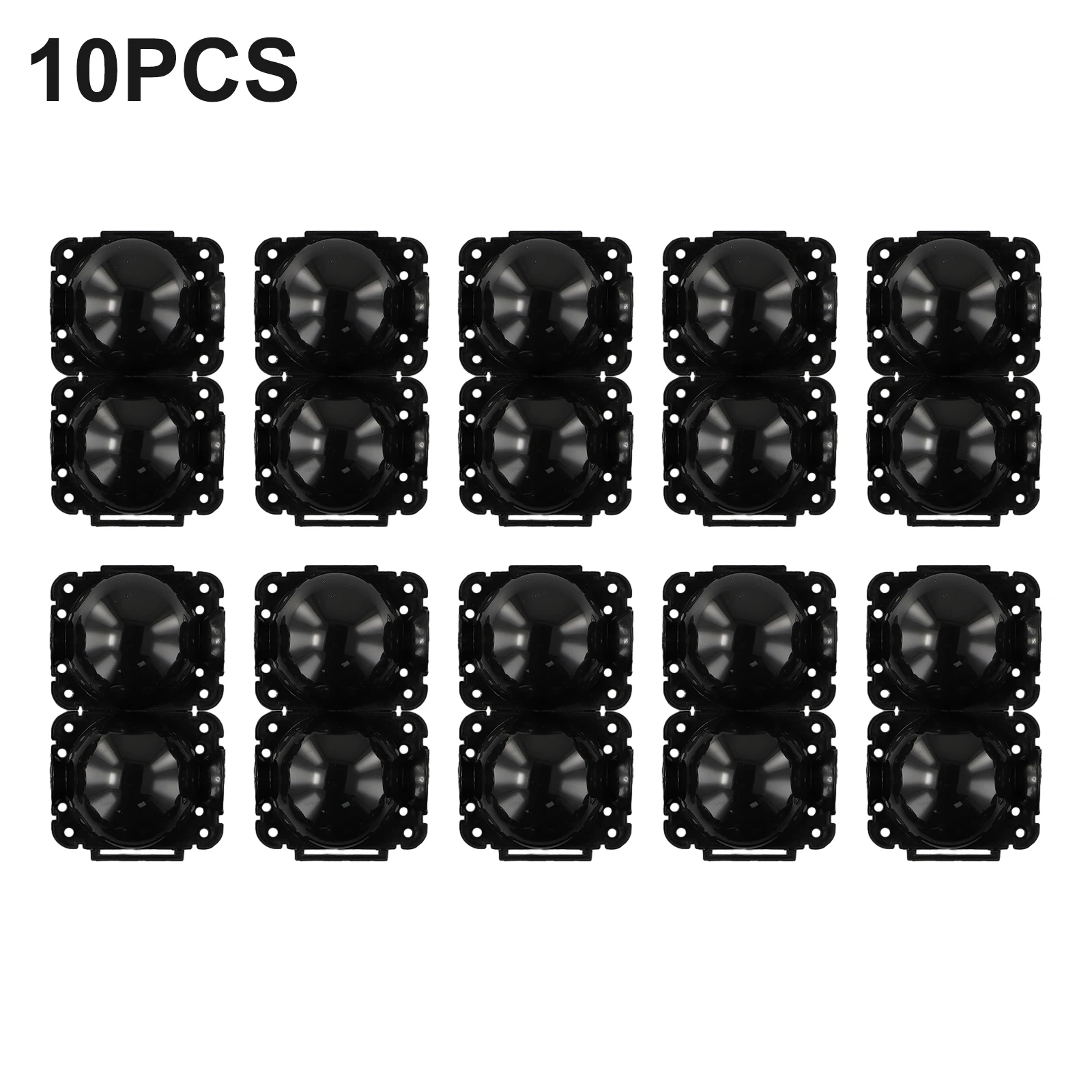 10Pcs 접목 상자 5x5cm 블랙 컨트롤러 장치 장비 접목 상자 고압 식물 전파 공 뿌리