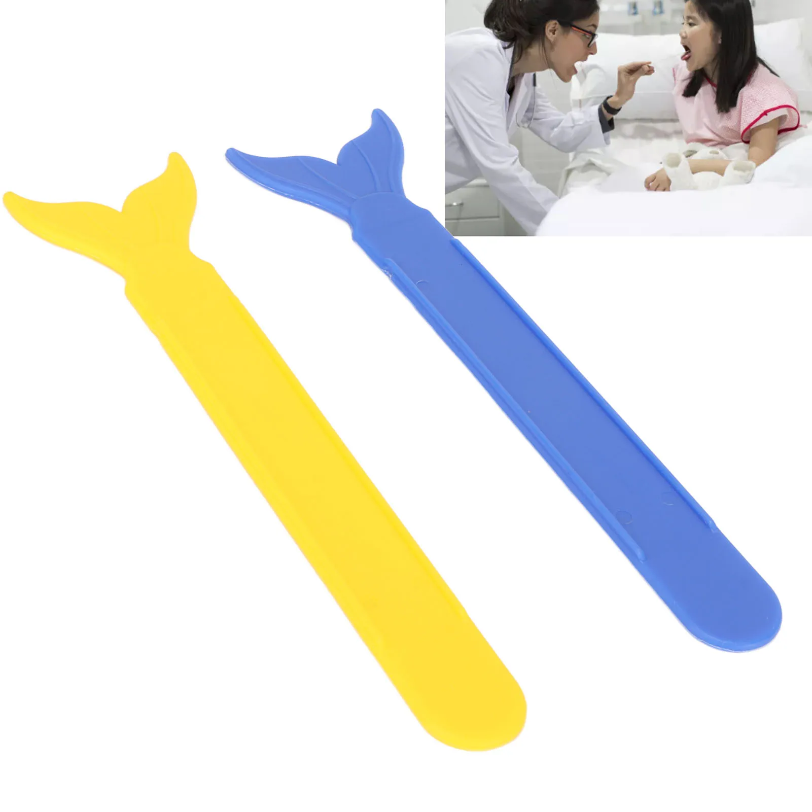 2pcs Tongue Tip Exerciser Trainer Portable Children Plastic Oral Tongue Muscle Strength Training Tool