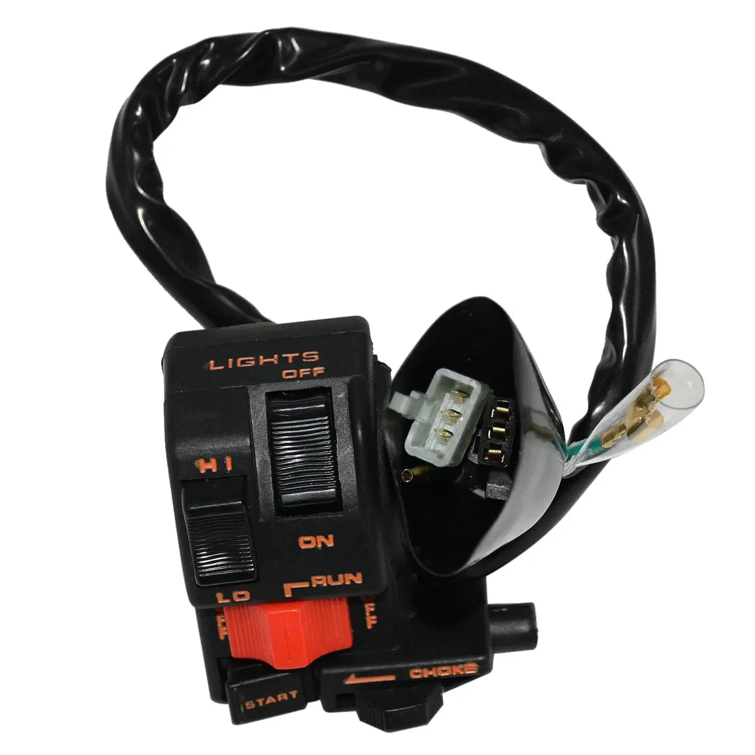 Start Light Kill Switch for Honda ATC250 250SX Kill/Light/Hi/Low/Starter Switch 1985 1986 1987 with Ignition Key Switch