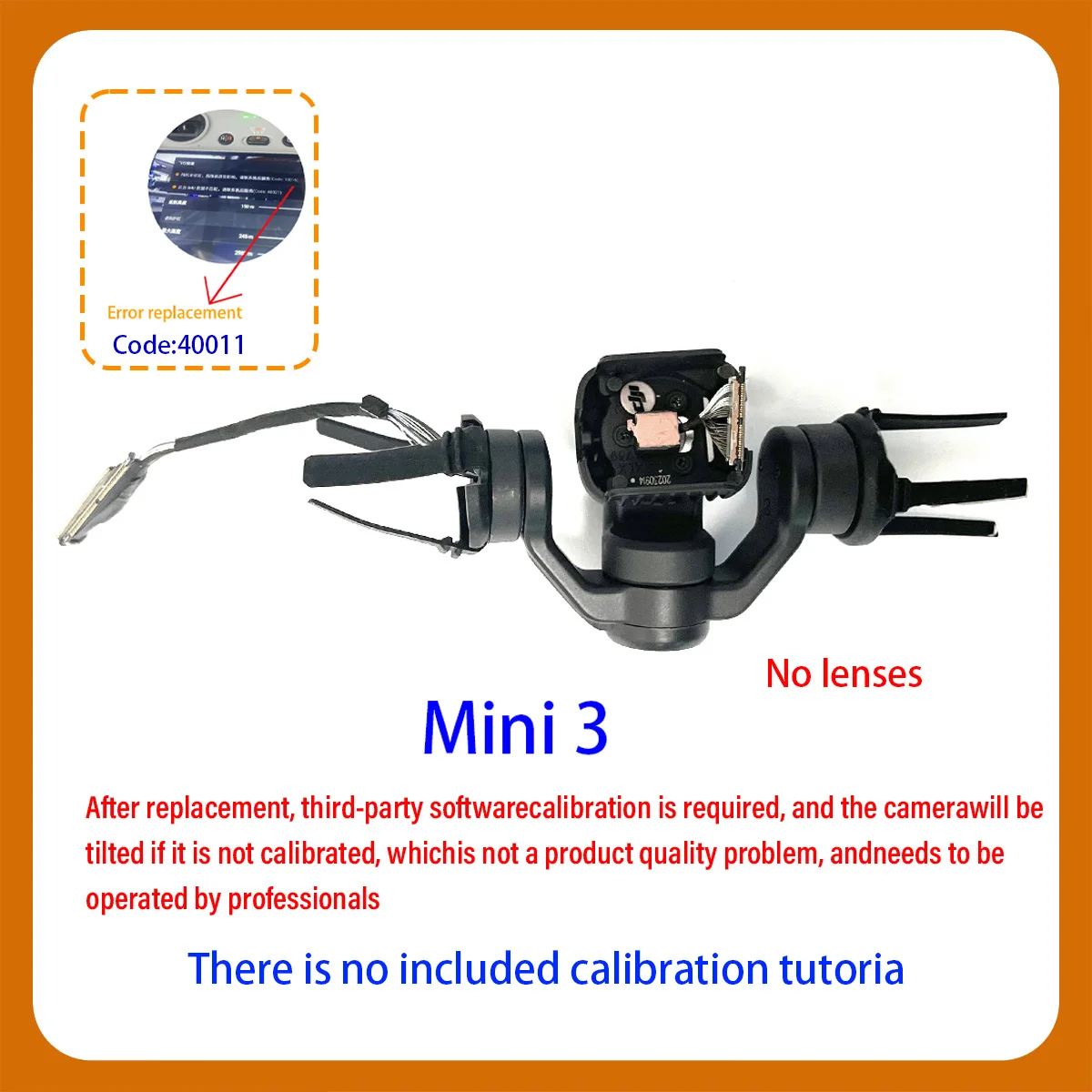 Original Mavic Mini 3/3PRO/4PRO Gimbal Camera Axis Arm shaft arm universal joint for Mini3/3Pro/4Pro Repair parts