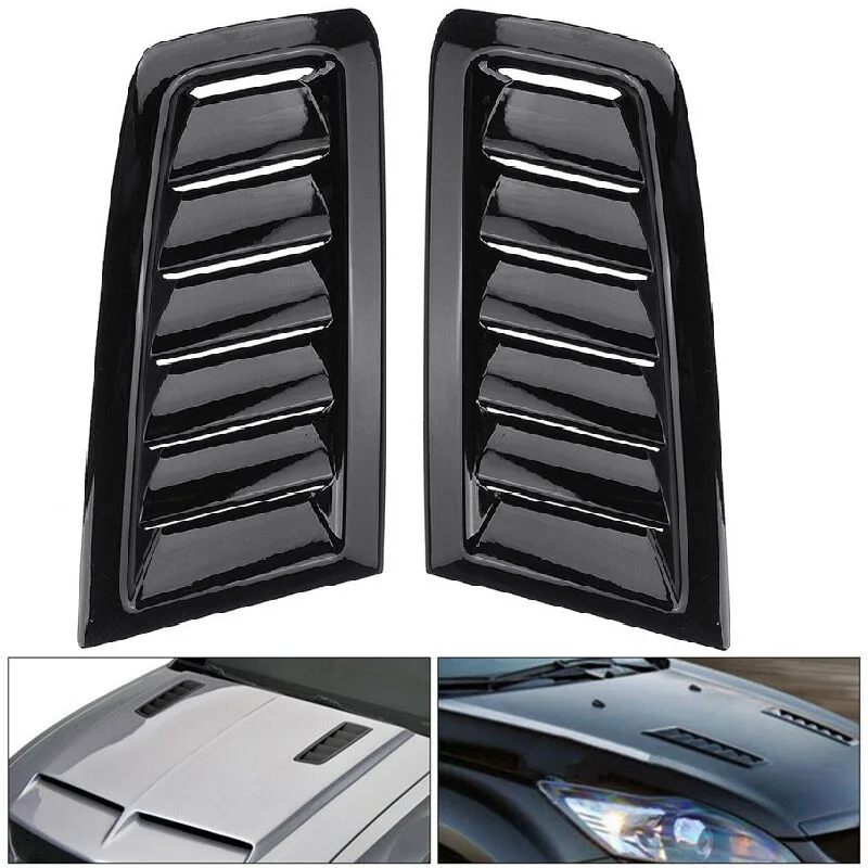 

Universal Bonnet Vents Hood Trim Cover for Ford Focus RS ST MK2 ABS Car Decorative Air Flow Intake Hood for Honda Audi Benz