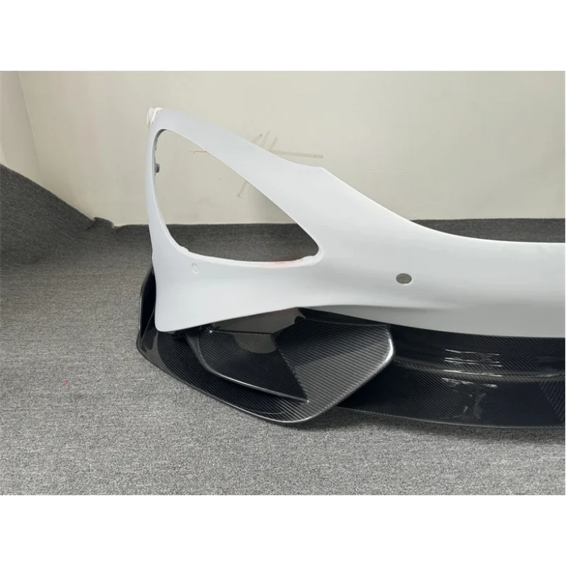 

765LT Style Semi-Carbon Fiber Front Bumper for 720S