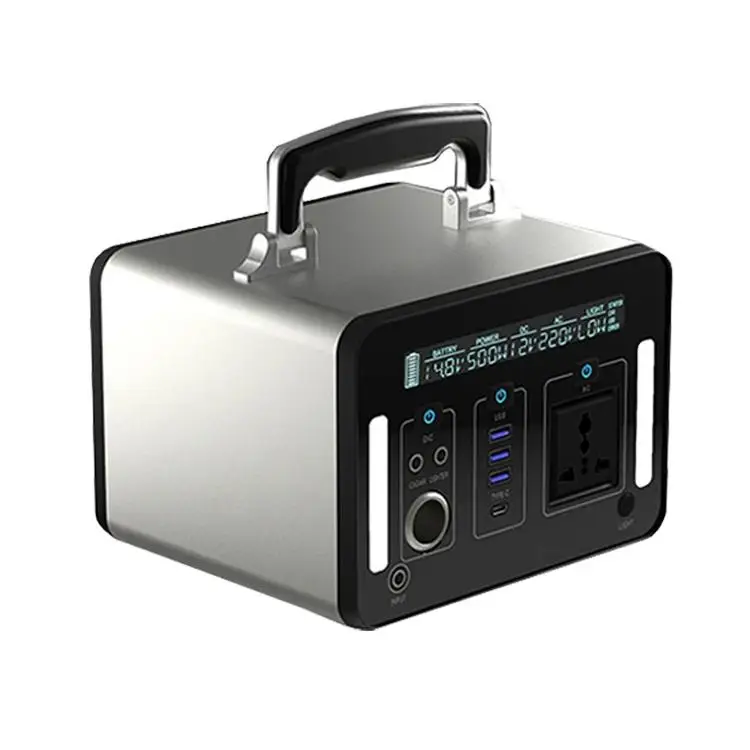 Outdoor Power Supply 220V Mobile Power Station 600W for Solar Energy Storage System Other Camping and Hiking Products