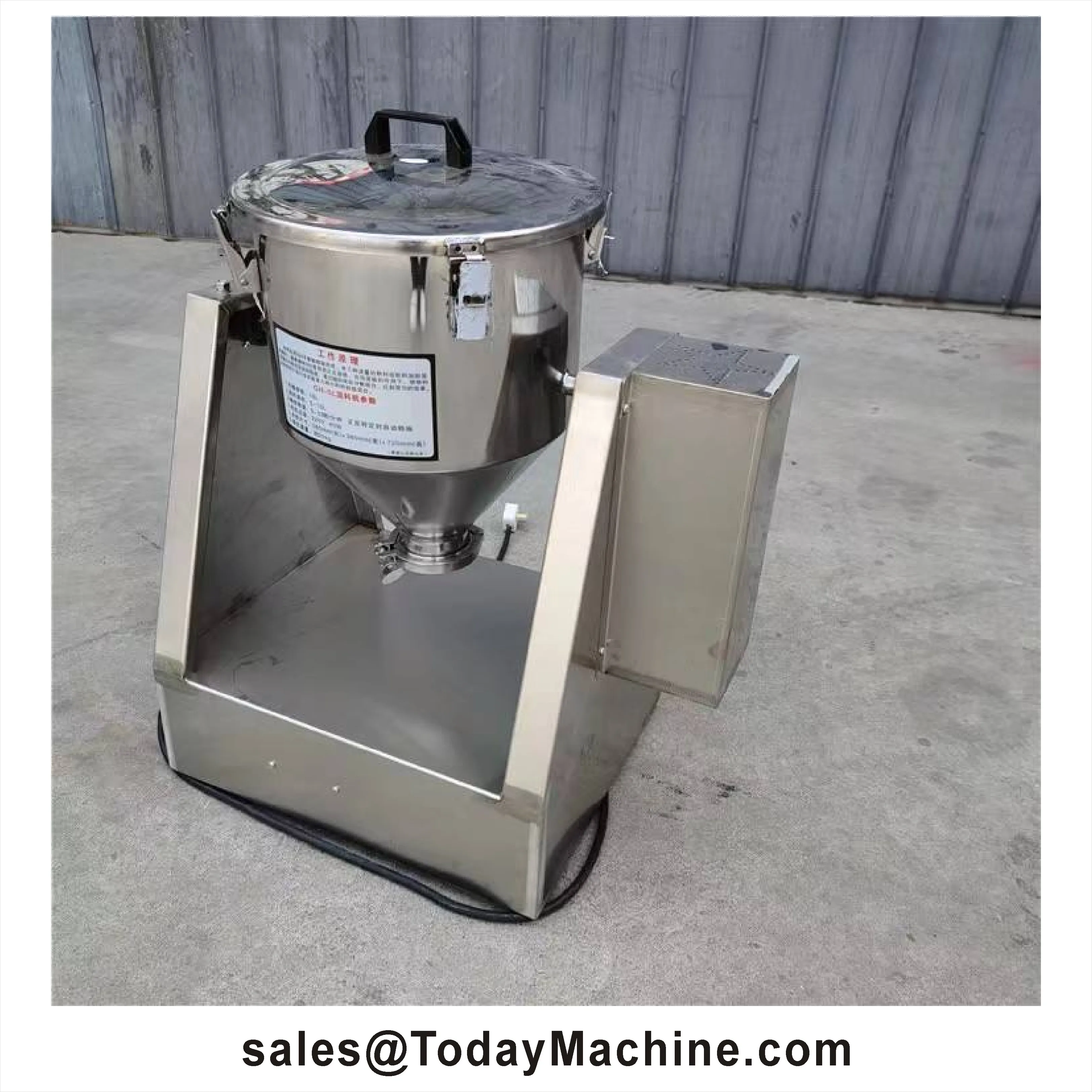 

Смеситель с двойным конусом из нержавеющей стали, пищевая приправа, порошок, перец, пять специй, порошок, смешивание