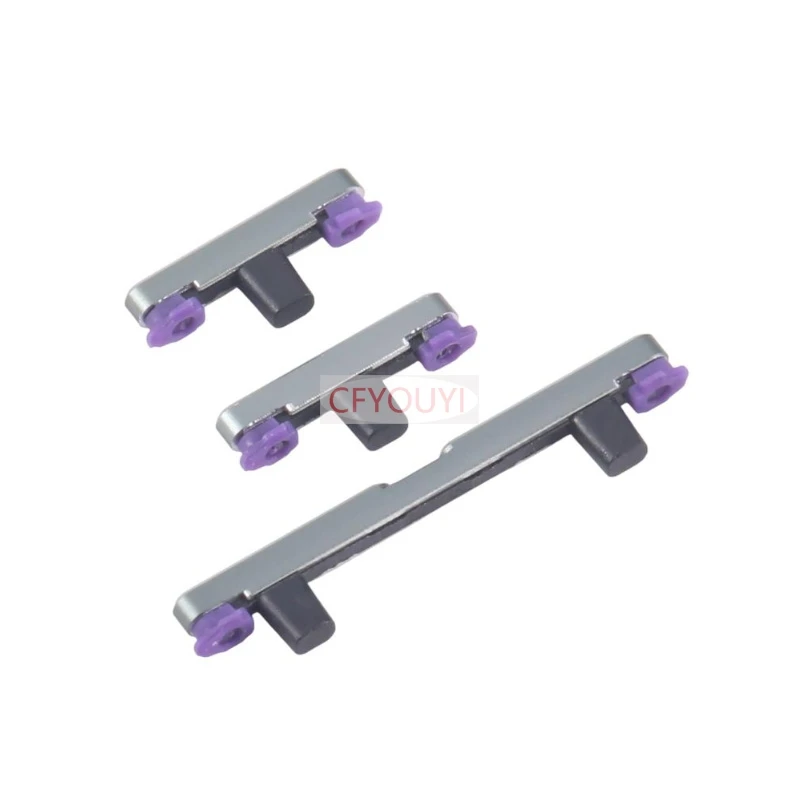 1Set For Motorola moto Edge 60 Pro XT2507-5 Side Key Power ON OFF and Volume Buttons Set Replacement Part