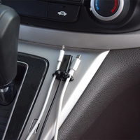8Pcs Car Cable Clips Self Adhesive Wire Organizer Dashboard Cord Holder Cord Management Clips for USB Audio Headphones