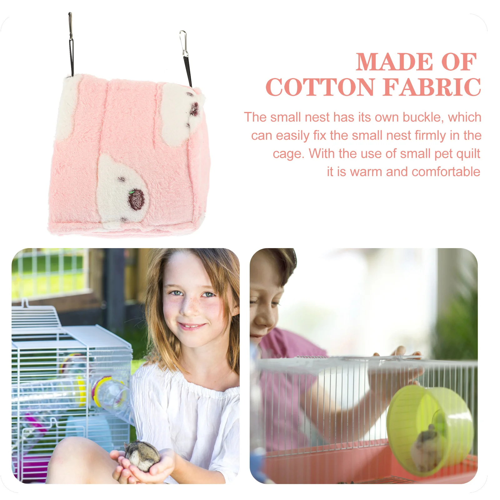 

Pet Sleeping Nest Warm Cotton For Small Animals Cozy Bed Winter Hideout Hamster Bunny Chinchilla Hedgehog Squirrel Guinea